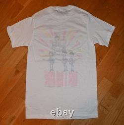 1980's THE BEATLES vtg rock concert tee shirt (S/M) John Lennon Paul McCartney