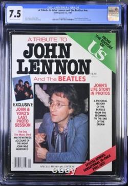 1981 US Magazine Tribute to John Lennon and The Beatles Memorial CGC 7.5 Highest