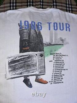 1986 VINTAGE JULIAN LENNON WORLD TOUR CONCERT T-SHIRT Size XXXL THE BEATLES JOHN
