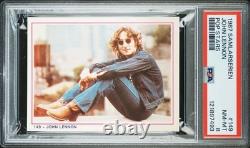 1987 Samlarserien Pop Stars JOHN LENNON #149 PSA 8 Pop 1 highest Beatles