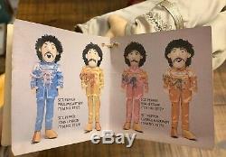 1988 Applause Beatles Sgt. Peppers Doll Set of 4 with Stands & Tags John Lennon VG