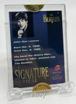 1996 Sports Time (GOLD) Signature Series #1 John Lennon BEATLES VGC