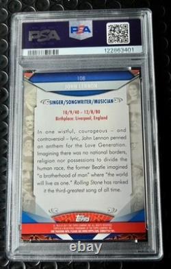 2011 Topps American Pie JOHN LENNON The Beatles 108 PSA 10 Low Pop New Slab