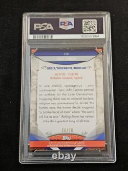 2011 Topps American Pie John Lennon Beatles Spotlight Foil /76 PSA 7