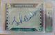 2014 Famous Fabrics Making Of America John Lennon Beatles Fame Cut Signture 1/1