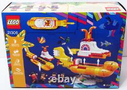 2016 Retired Lego Ideas Beatles Yellow Submarine With 5 Figures 21306 New Sealed