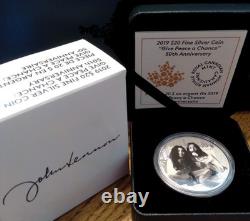 2019 Canada 1 oz Silver Proof Coin John Lennon The Beatles Give Peace a Chance