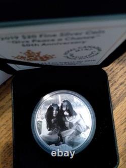 2019 Canada 1 oz Silver Proof Coin John Lennon The Beatles Give Peace a Chance