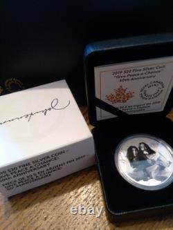 2019 Canada 1 oz Silver Proof Coin John Lennon The Beatles Give Peace a Chance