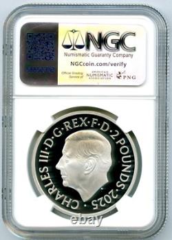 2025 2pd GB 1oz Silver Proof Ngc Pf70 Ucam John Lennon Imagine Beatles Fr