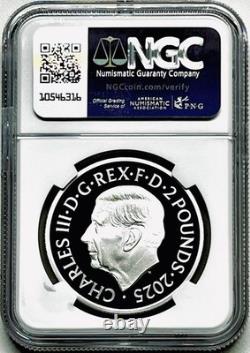 2025 2pd GB 1oz Silver Proof Ngc Pf70 Ucam John Lennon Imagine Beatles Fr Pop-32