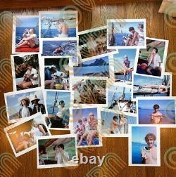 (21) Beatles in Tahiti 1964 GEORGE HARRISON + JOHN LENNON 8.5x11 Photo Prints