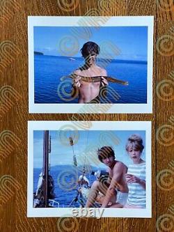 (21) Beatles in Tahiti 1964 GEORGE HARRISON + JOHN LENNON 8.5x11 Photo Prints
