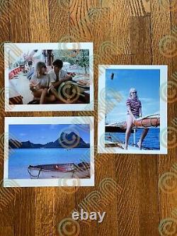 (21) Beatles in Tahiti 1964 GEORGE HARRISON + JOHN LENNON 8.5x11 Photo Prints