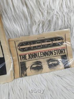 2 The John Lennon Story The Beatles Shot Assassination Newspaper Dec. 9, 1980