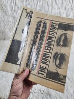 2 The John Lennon Story The Beatles Shot Assassination Newspaper Dec. 9, 1980