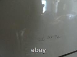 2 original JOHN LENNON roman numeral number Signed autograph BAG ONE print 1970