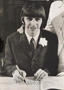 4 Press Photos Ringo Starr Wedding The Beatles John Lennon Exclusive Photos 1965