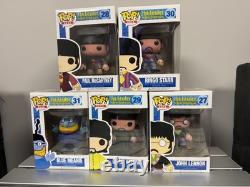 5 Funko Pop Rock The Beatles Yellow Submarine Set with Blue Meanie