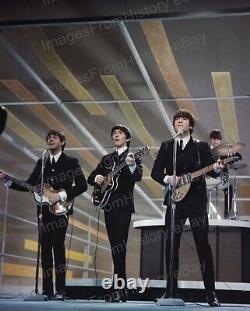 8x10 Print Beatles Ed Sullivan Show 1964 John Lennon George Harrison #JL69