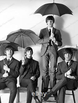 8x10 Print Beatles Paul McCartney John Lennon Holding Umbrellas 1965 9#2423
