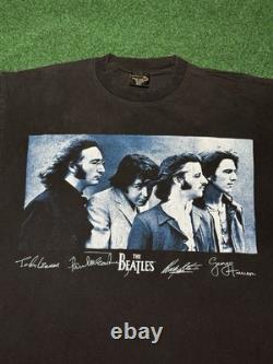 90s The Beatles Let It Be Era T-shirt group shot vintage rare John Lennon XXL
