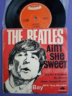 AUSTRALIA Beatles John Lennon Tony Sheridan 7 vinyl EP Ain't she sweet Polydor