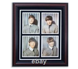 All 4 Beatles Signed Individual Portraits Lennon McCartney Harrison Starr