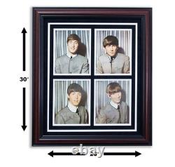 All 4 Beatles Signed Individual Portraits Lennon McCartney Harrison Starr