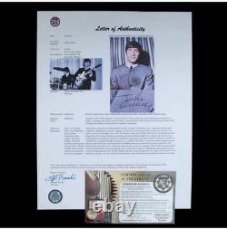 All 4 Beatles Signed Individual Portraits Lennon McCartney Harrison Starr