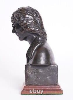 Allen Curran Bronzed Bust of John Lennon Paul McCartney Autograph & Beatles memo