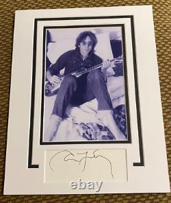 Annie Leibovitz Autographed Signed 11x14 Matted Photo ACOA John Lennon Beatles