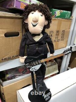 Applause John Lennon Beatles Forever 23 inch plush ragdoll with stand Guitar Rare