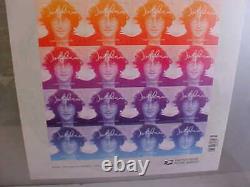 Art John Lennon The Beatles Forever Stamp In Black Float Framed Double Sided NEW