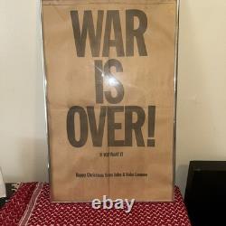 Authentic Beatles N. Y. Times Newspaper 12/21/69 John Lennon WAR IS OVER (RARE)