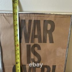 Authentic Beatles N. Y. Times Newspaper 12/21/69 John Lennon WAR IS OVER (RARE)