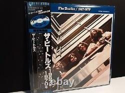 BEATLES1967-70 Hits2-Lps Japan-Obi-Blue Vinyl Japanese EAS Abbey White Hey Let