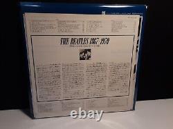 BEATLES1967-70 Hits2-Lps Japan-Obi-Blue Vinyl Japanese EAS Abbey White Hey Let