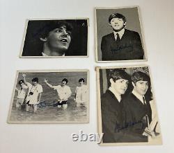 BEATLES 11 Trading Cards 6 Autographed Paul McCartney 1 Autographed John Lennon