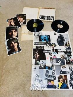 BEATLES 3LP LOWER GRADE RECORD LOTSGT PEPPER, WHITE ALBUM #1166271, Beatles'65
