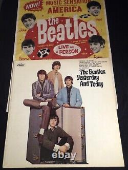 BEATLES BUTCHER COVER NICE 2ND STATE UNPEELED MONO LA YESTERDAY & TODAY WithVINYL