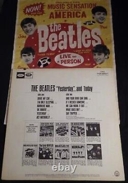 BEATLES BUTCHER COVER NICE 2ND STATE UNPEELED MONO LA YESTERDAY & TODAY WithVINYL