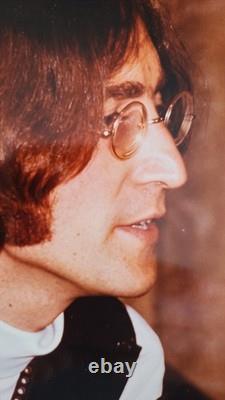 BEATLES JOHN LENNON Unpublished 1968 Apple corps Announcement Photo