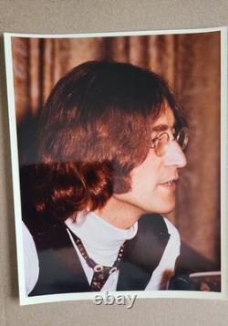 BEATLES JOHN LENNON Unpublished 1968 Apple corps Announcement Photo
