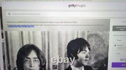 BEATLES JOHN LENNON Unpublished 1968 Apple corps Announcement Photo