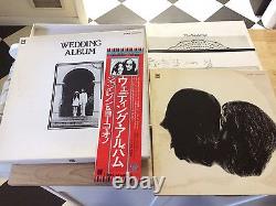 BEATLES JOHN LENNON YOKO ONO WEDDING ALBUM ODEON STEREO JAPAN WithOBI BOX SET