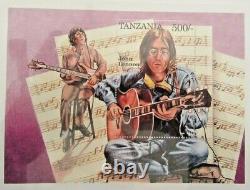 BEATLES JOHN LENNON withCOA Six New Stamp Sheets International Collectors Society