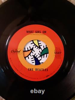 BEATLES-Nowhere Man/ What Goes On 7 45 (TARGET DOME LABEL) EXC LENNON McCARTNEY
