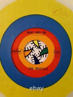 BEATLES-Nowhere Man/ What Goes On 7 45 (TARGET DOME LABEL) EXC LENNON McCARTNEY