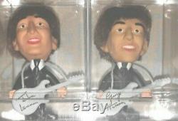 BEATLES Remco Dolls John Lennon Paul McCartney George Ringo WHITE Guitars RARE